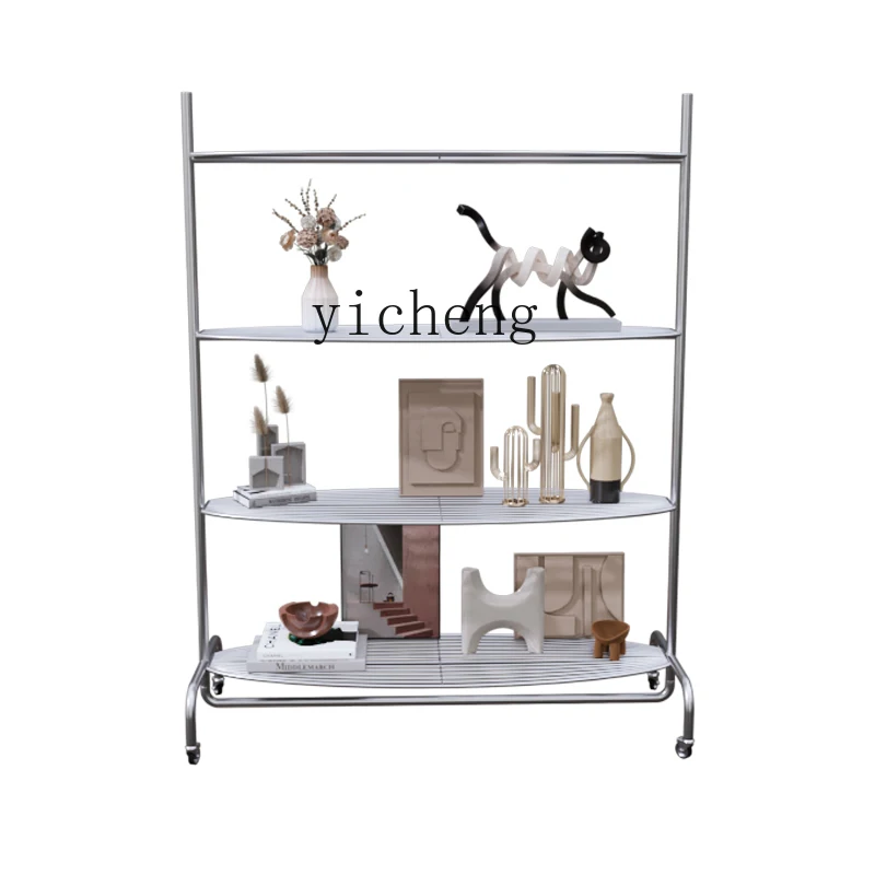 

Xl Light Luxury Bookshelf and Storage Shelf Floor-to-Wall Storage Shelf Bookcase