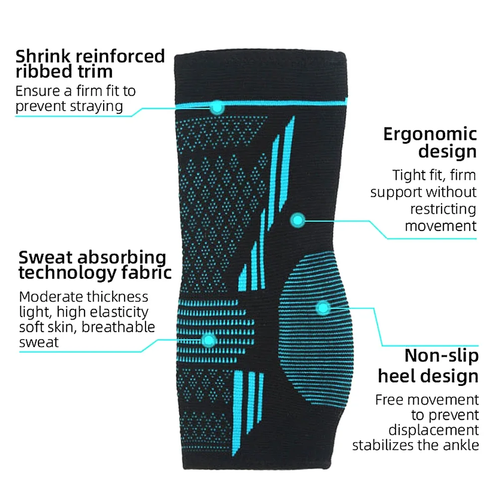 1PCS Ankle Brace for Pain Relief,Compression Ankle Sleeves,Ankle Support Stabilizer for Achilles Tendonitis,Plantar Fasciitis