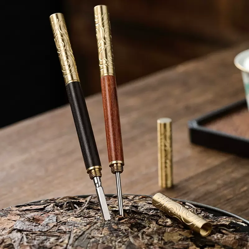 Tea knife Needle Puer Cutters Cone Chinese Kung Fu Tea Ceremony Teasets Brick Tool Accessories Wukong JinGu Bang