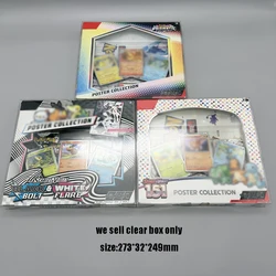 Transparent PET Storage Box for Poster Collection and Prismatic Evolutions (Clear box)