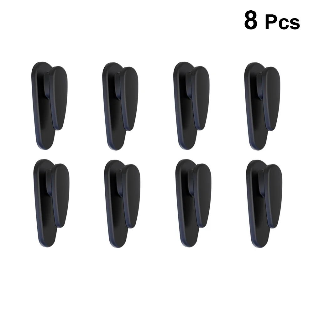 8pcs trigger sprayer replacement nozzle tops reusable mist stream shaped settings for round neck spray bottles black 8Pcs Car Small Hooks Hanger Hooks Instrument Desk Car Hanger Practical Hooks Black