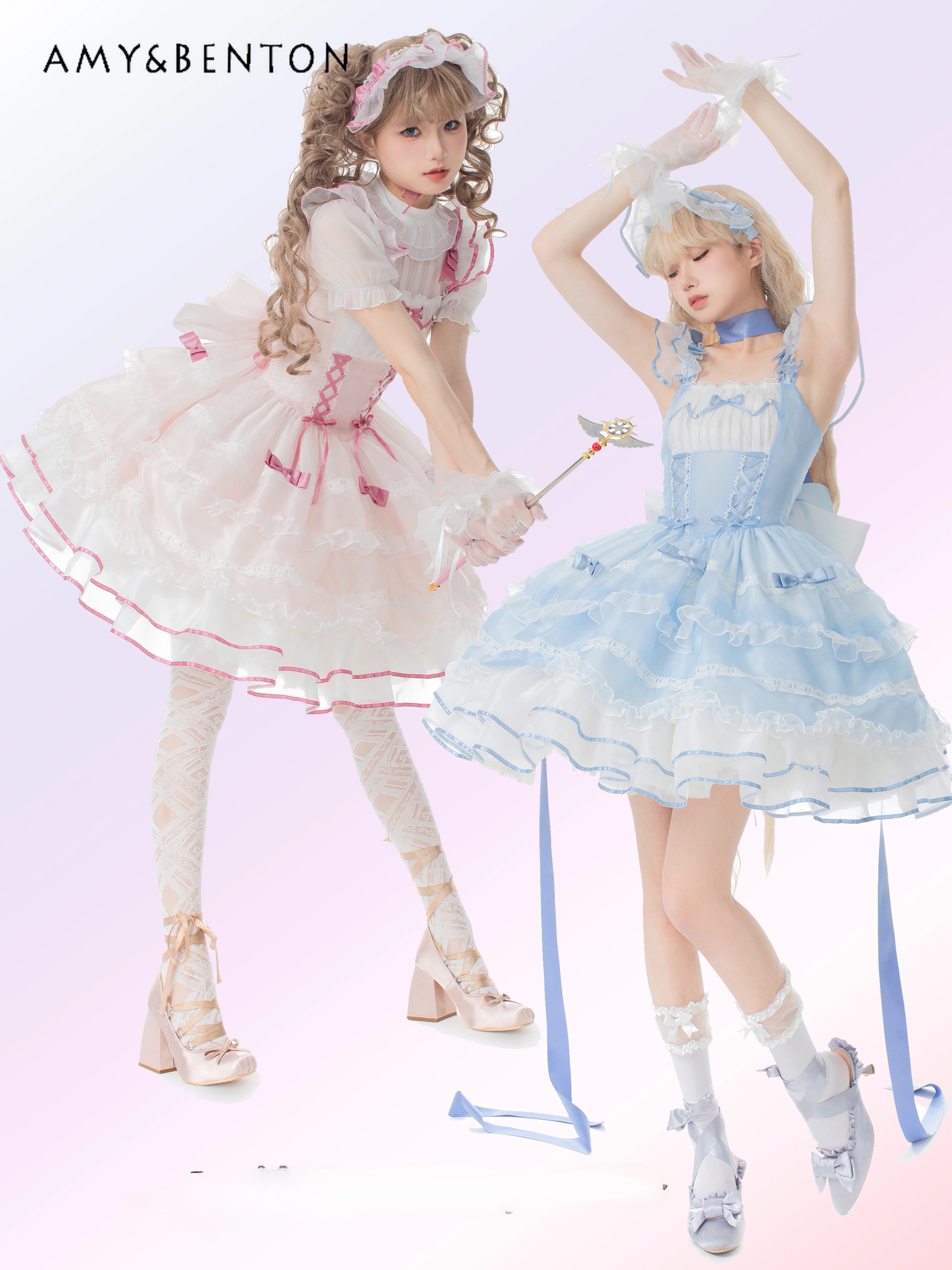 パフローズプリンセスリボンテールロリータドレス