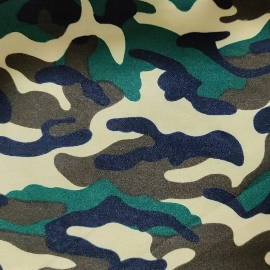 Knitted High-elastic Camouflage Fabric Polyester By The Meter for T-shirt Dresses Pants Sewing Smooth Textile Skin-friendly Soft