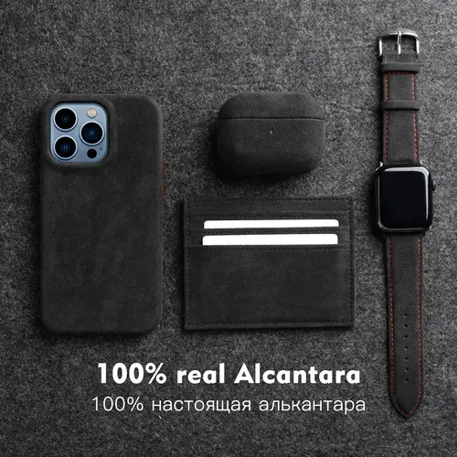 YMW ALCANTARA Case for AirPods Pro 3 Luxury Suede Leather Cases for AirPod Pro Wireless Bluetooth Headset Turn fur Cover - Image 2