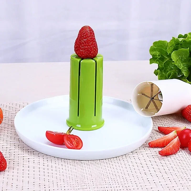 Creative Vegetable Cutters Fruit Kitchen Cucumber Carrot Divider Strawberry Slicer Splitter Kitchen Gadget Accessories 파쇄기