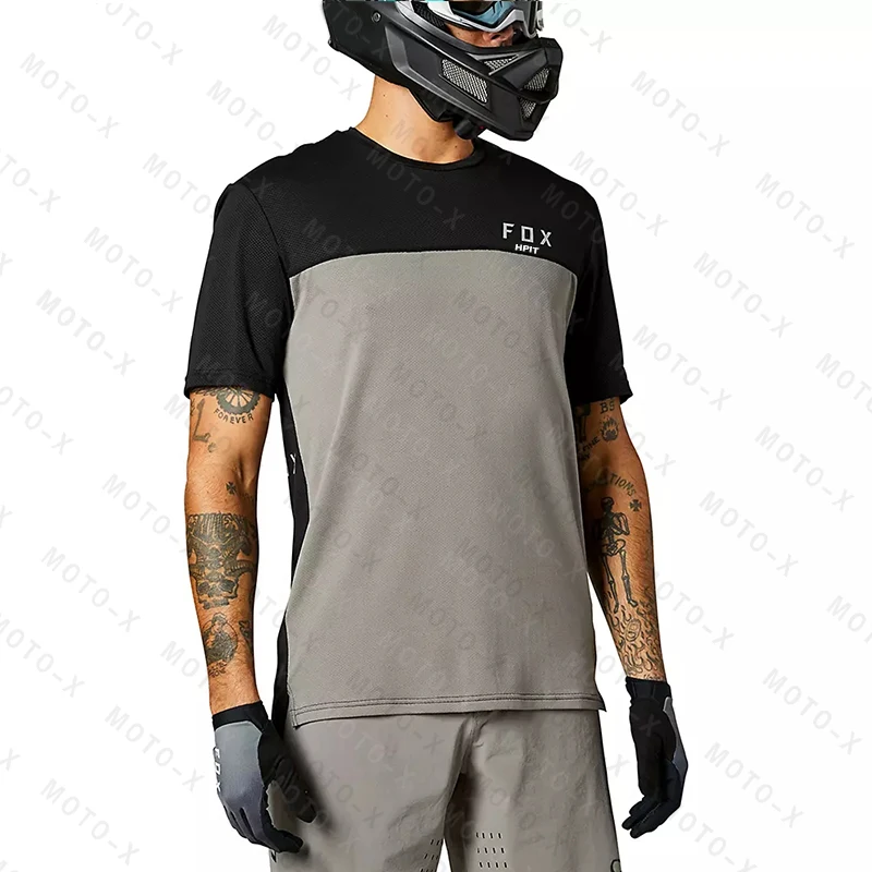 2022 Motocross Mountain Enduro Abbigliamento Bici Bicicletta Moto Downhill T-Shirt Hpit Fox Donna Uomo Ciclismo Jersey Camicie Mtb Bmx
