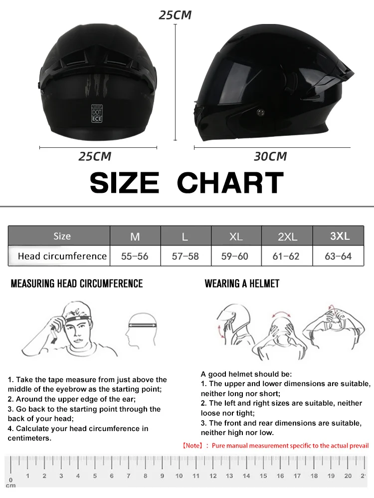 Professional motorcycle helmet with dual lens safety protection system