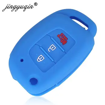 Keyforkess 20 pezzi custodia portachiavi in Silicone per Hyundai HB20 Santa fe Elantra Tucson i40 i20 i10 iX35 iX45 Creta copertura telecomando 3BTN - Jingyuqin 20 pezzi custodia portachiavi in Silicone per Hyundai HB20 Santa fe Elantra Tucson i40