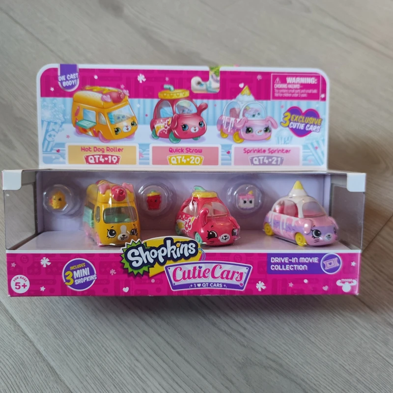 Shopkins Cutie Cars 3 Pack Collections, Die C