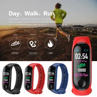 M3 Plus Smart Sports Watch Silicone Waterproof Bracelet Heart Rate Blood Pressure Monitor Fitness Tracker Smart Watch 2