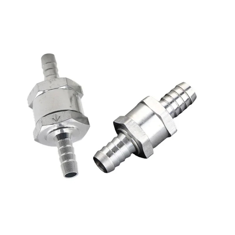 Fuel Non Return Check Valve 6/8/10/12mm Aluminium Alloy Petrol Diesel Water Fuel Line One Way for Peugeot Renault