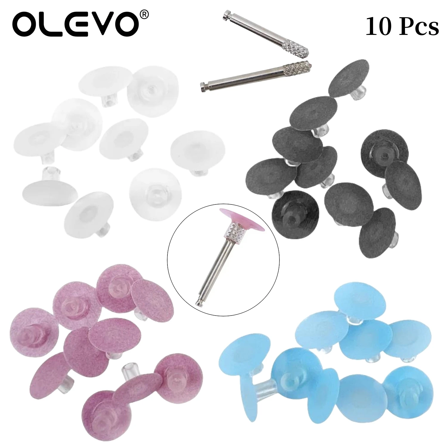 Dental-Polishing-Stem-Discs-Composite-Finishing-Disc-Mandrel-Dentist ...