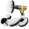 2/3.5/4/5'' Brush Attachment Set Power Scrubber Brush Car Polisher Bathroom Cleaning Kit with Extender Kitchen Cleaning Tools 1
