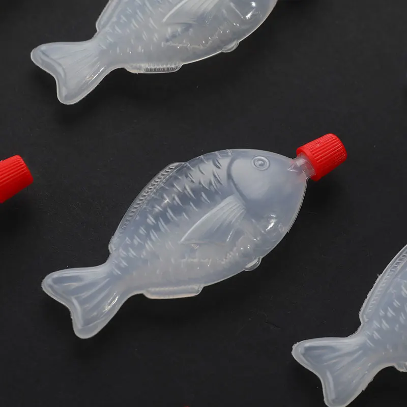 ? ? 10Pcs 물고기 모양의 8.5ml 간장 일회용 소스 병 스시 조미료 병 식초 병 향신료 병 포장 병