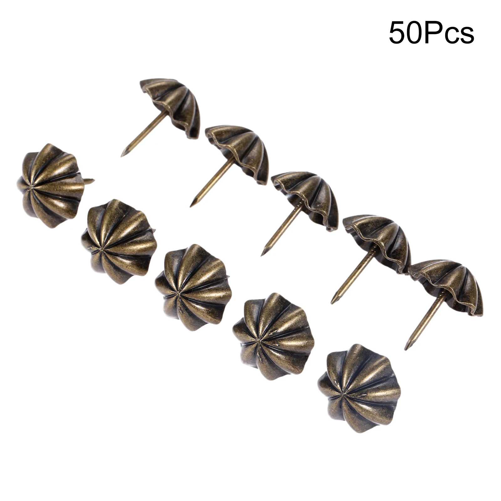 50Pcs Upholstery Furniture Nail Jewelry Wood Box Sofa Furniture Tack Stud Pushpin Doornail Fittings Home Decor 20*23mm