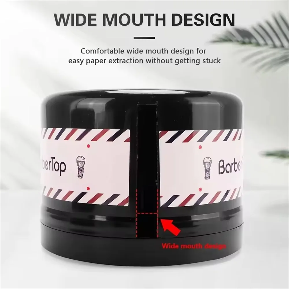 Professional Hair Neck Strip Paper Case Barber Neck Paper Roll Holder Disposable Tissue Collar Tape Box Hairdressing Accessories