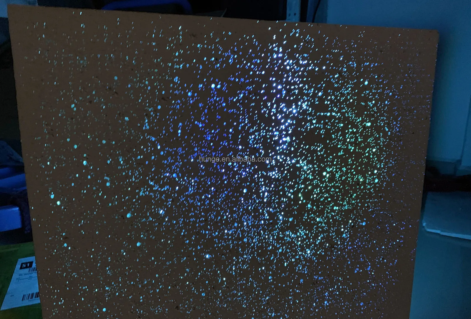 Light Transmitting Concrete Panel Starry Fiber Cement Board For Garden Yard Park Landscape Outdoor Lighting Decors