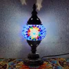 Newest Turkish Mosaic Table Lamp Vintage Art Deco Handcrafted Lamparas De Mesa Ball Glass Romantic Bed Light Led Night Lampe 6