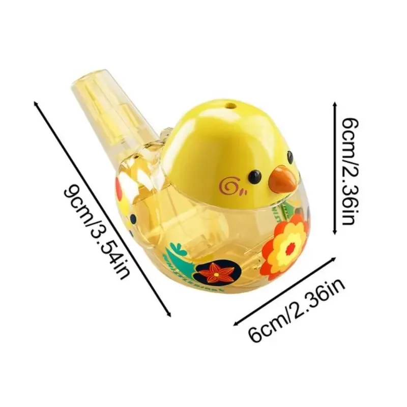 Kids Water Bird Whistle Funny Colorful Whistle Small Musical Instrument Simulate Bird Sound Whistle Pronunciation Training Toy 6