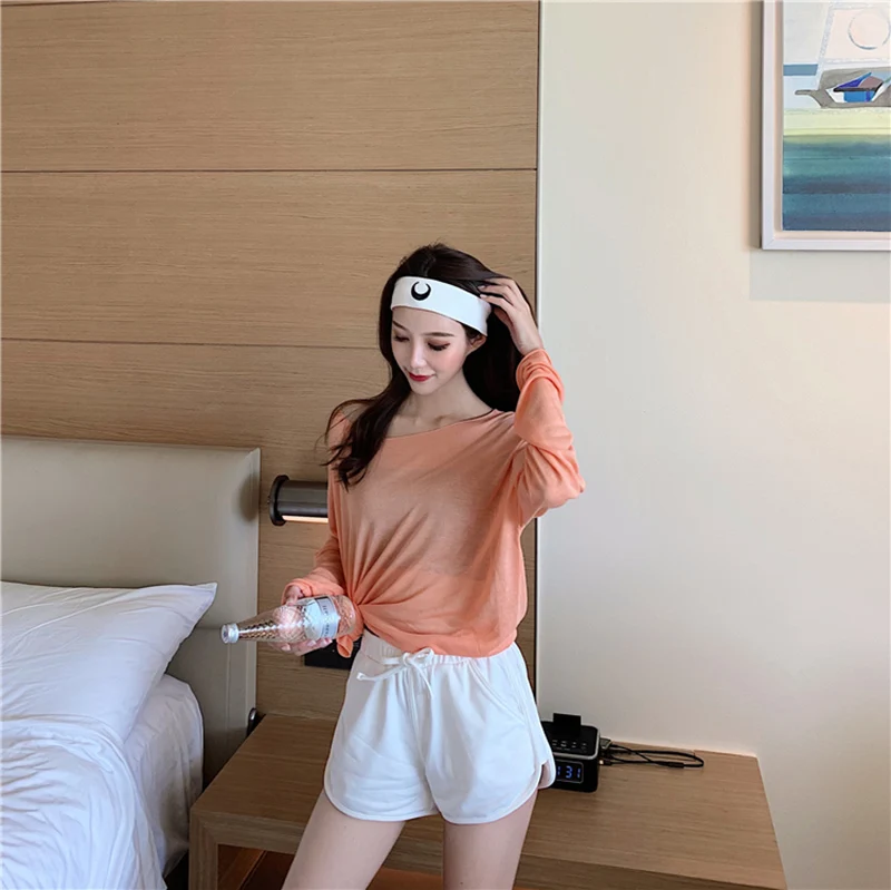 women's clothing stores Summer Women High Waist Slim Sweatpants Hot Pants Comfortable Female All-match Casual Shorts Women's Trendy Yoga Short Pant yoga shorts