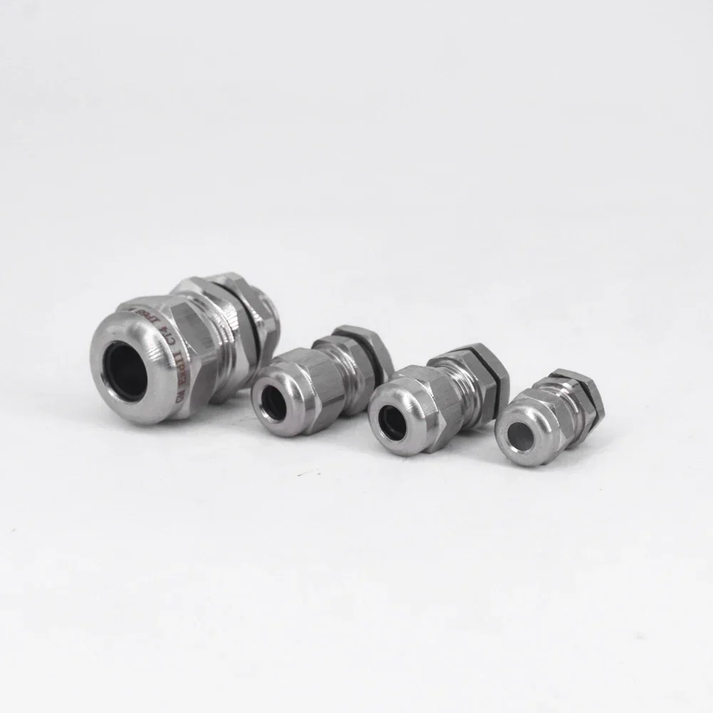 M6 M8 M10 M12 M14 M16 M18 Metric Cable Gland Waterproof Explosion Proof 304 Stainless Steel Connector electrical connector,cable gland
