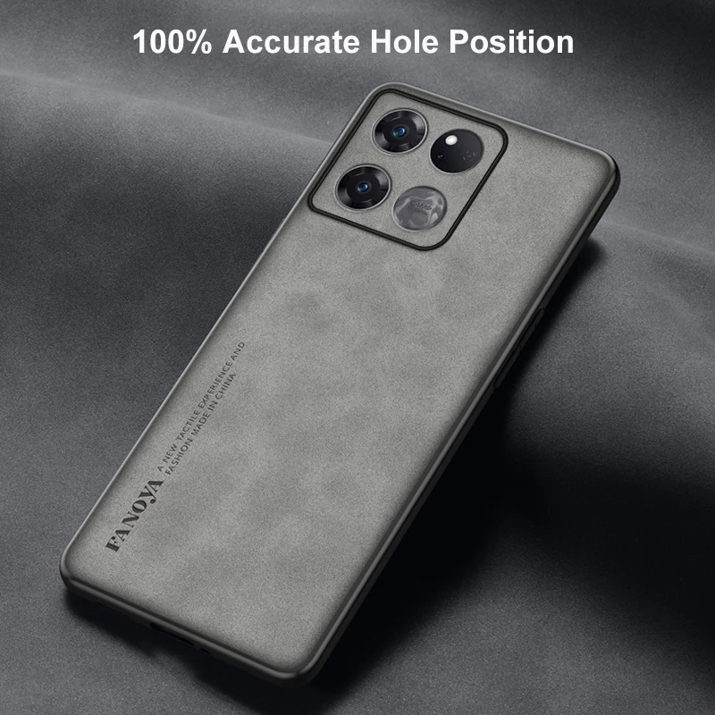 Premium PU Leather Phone Case - Elegant Business Silicone Protection Cover