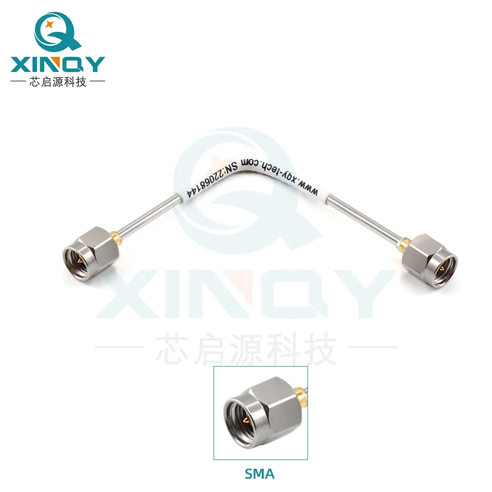 

086 Semi Steel Coaxial Cable 6G SMA RF Connection Line Chassis Rigid Bending Interconnection Jumper