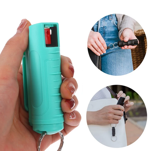 1 Darabos Hordozható Újrafelhasználható Biztonsági Permetező Tartály Többfunkciós Sajtógomb Női Műanyag Palack Spray Alsó Kulcstartók