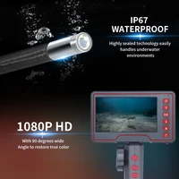 WDLUCKY 3.9mm 5inches Rotatable 360Degree Endoscope Mini Camera Borescope Waterproof IP67 6 LED Car Inspection Camera 2