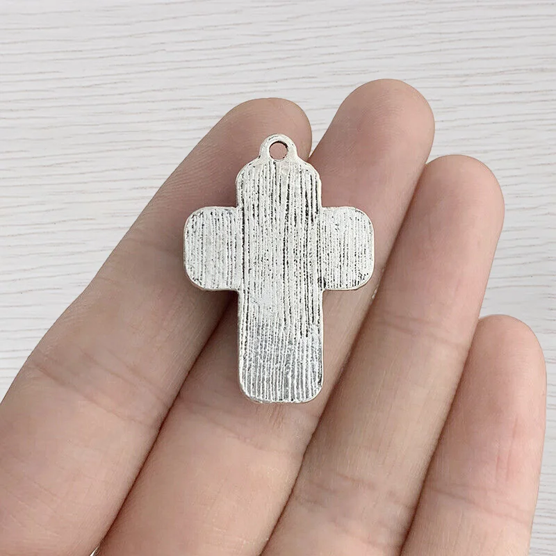 Grande Rosario "Perle Turchesi" Con Grani Di Ulivo E Croce Di San Benedetto - Foto 14