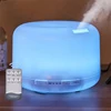 500ml Ultrasonic Air Humidifier Remote Control Essential Oil Diffuser Desktop Aroma Machine Scent Diffuser with LED Night Lights 3