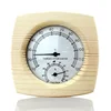 5 Type Original Wood Hemlock Sauna Hygrothermograph Durable Thermometer Hygrometer Humidity Temperature Measure Gauge For Indoor 3