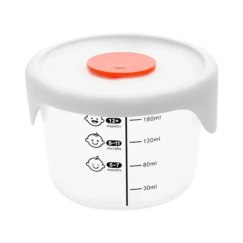 Scaled Supplementary Food Box Fresh-Keeping Storage Box Baby Bowl Baby Special Tableware Fresh-Keeping Bowl