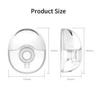 Wearable Breast Pump 210ML Large Capacity Hands Free Electric Portable Breast Pump BPA-free with LED Display 4 Modes & 12 Levels 2