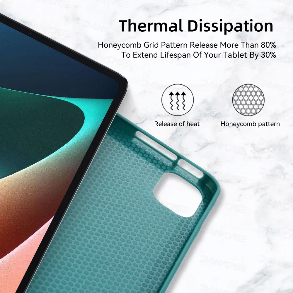 Premium Magnetic Charging Auto Wake-Up Tablet Cover