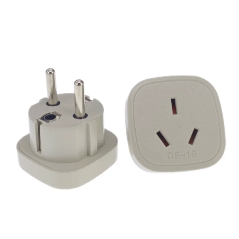 EU plug adapter EU socket converter Plug adapter Power plug adapter Plug converter AU China Australia New Zealand To EU Korea AC Wall Socket for Travel