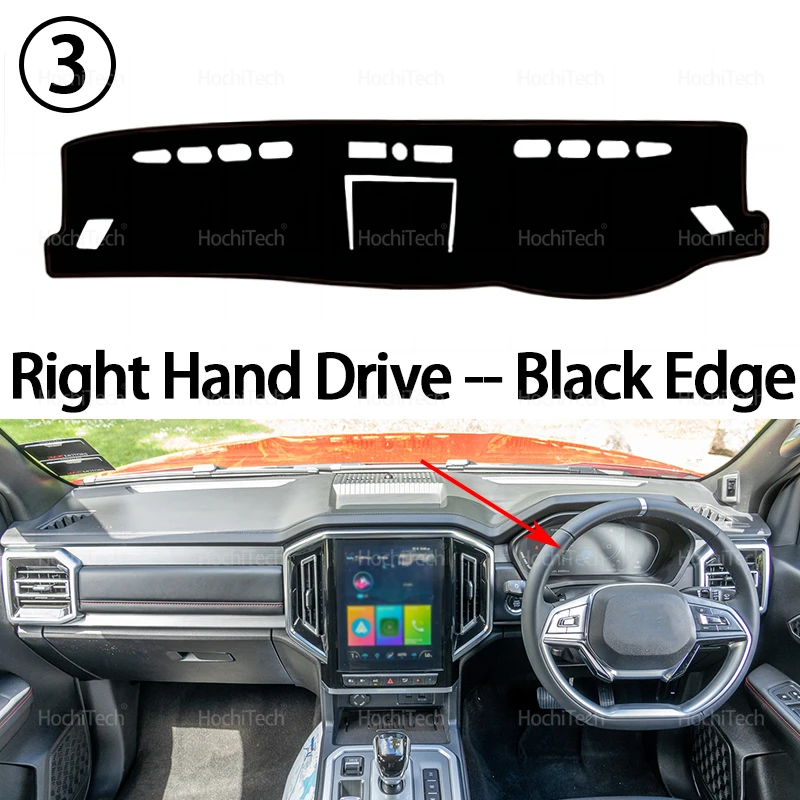 Auto Cruscotto Zerbino per JAC T9 Hunter 2021 2022 2023 2024 Anti-Slip Pad Parasole Cuscino Protezione Solare Antiscivolo Anti-UV Accessori - Image 3