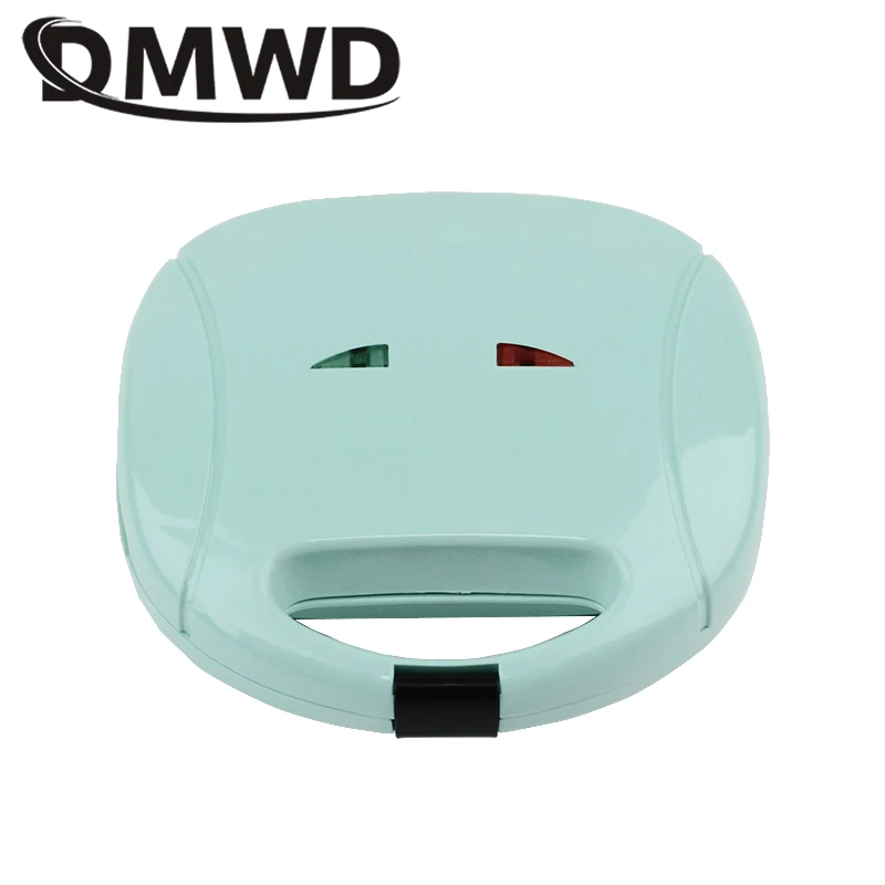 DMWD Electric Egg Sandwich Maker Mini Grilling Panini Baking Plates Toaster Multifunction Non-Stick waffle Breakfast Machine EU 3