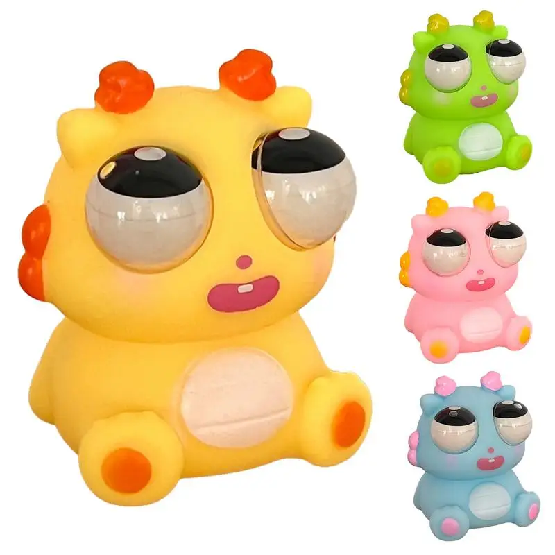 

Funny Eyeball Burst Squeeze Toys Cartoon Cute Dragon Doll Adult Stress Toys Squeeze Fidget Toys Eyes Prank Relieve Anxiety Toys