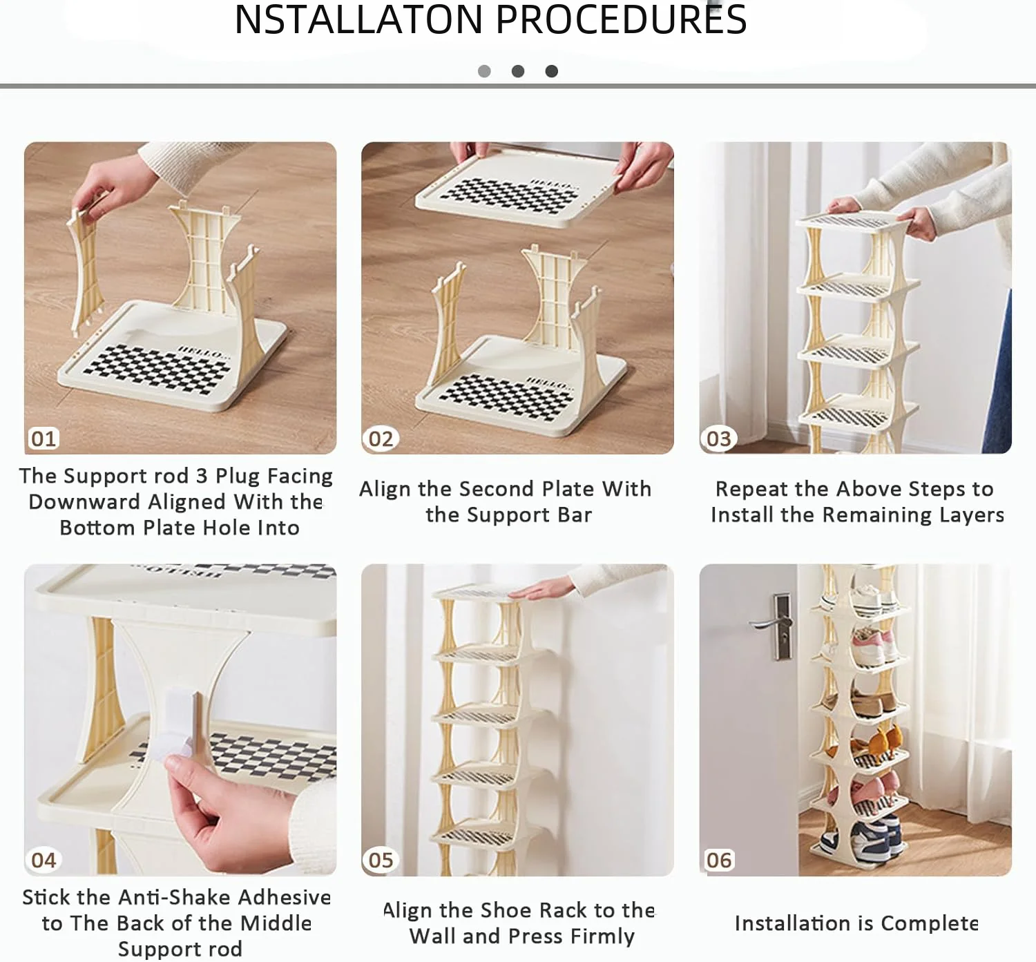 Fabric Shoe Cabinet Shoe Rack Shoe Storage Box Dustproof Fabric Shoe Organizer Multilayer Rack