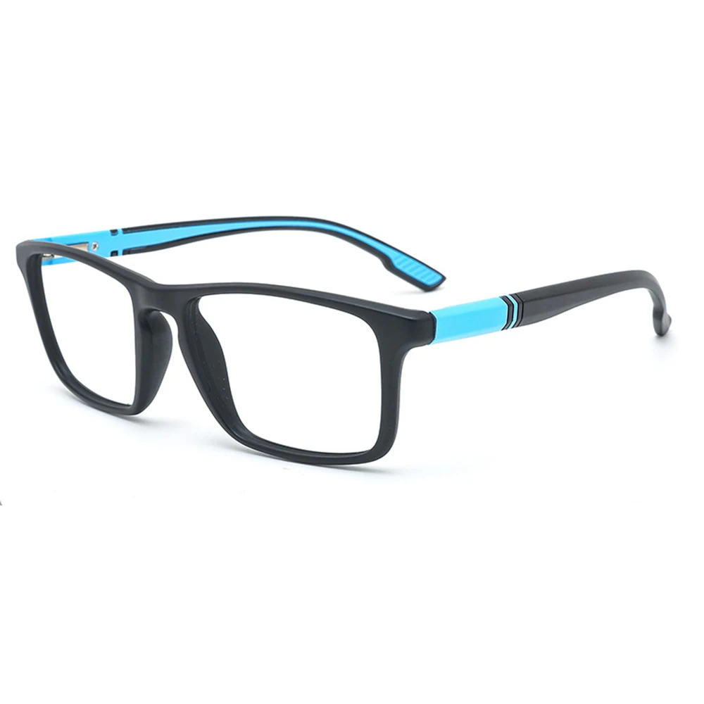 

Rectangle Handcrafted Bicolor Ultralight TR Hyperelastic Optical Frame Custom Photochromic Myopia Reading Glasses Prescription