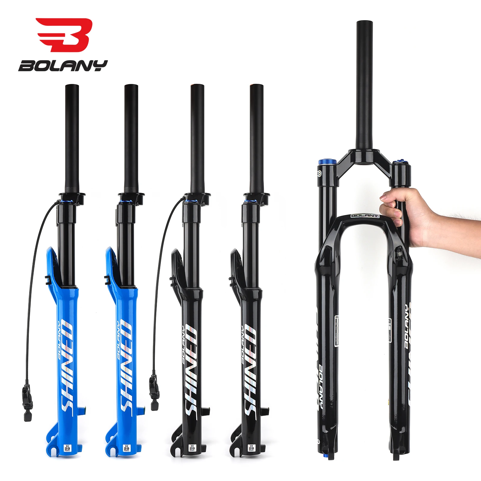 Mtb Fork Air BOLANY 140mm Travel MTB Air Fork