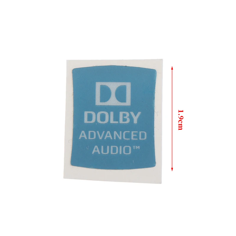 돌비 서라운드 사운드 라벨 노트북 스티커, 데스크탑 장식, DIY 스티커