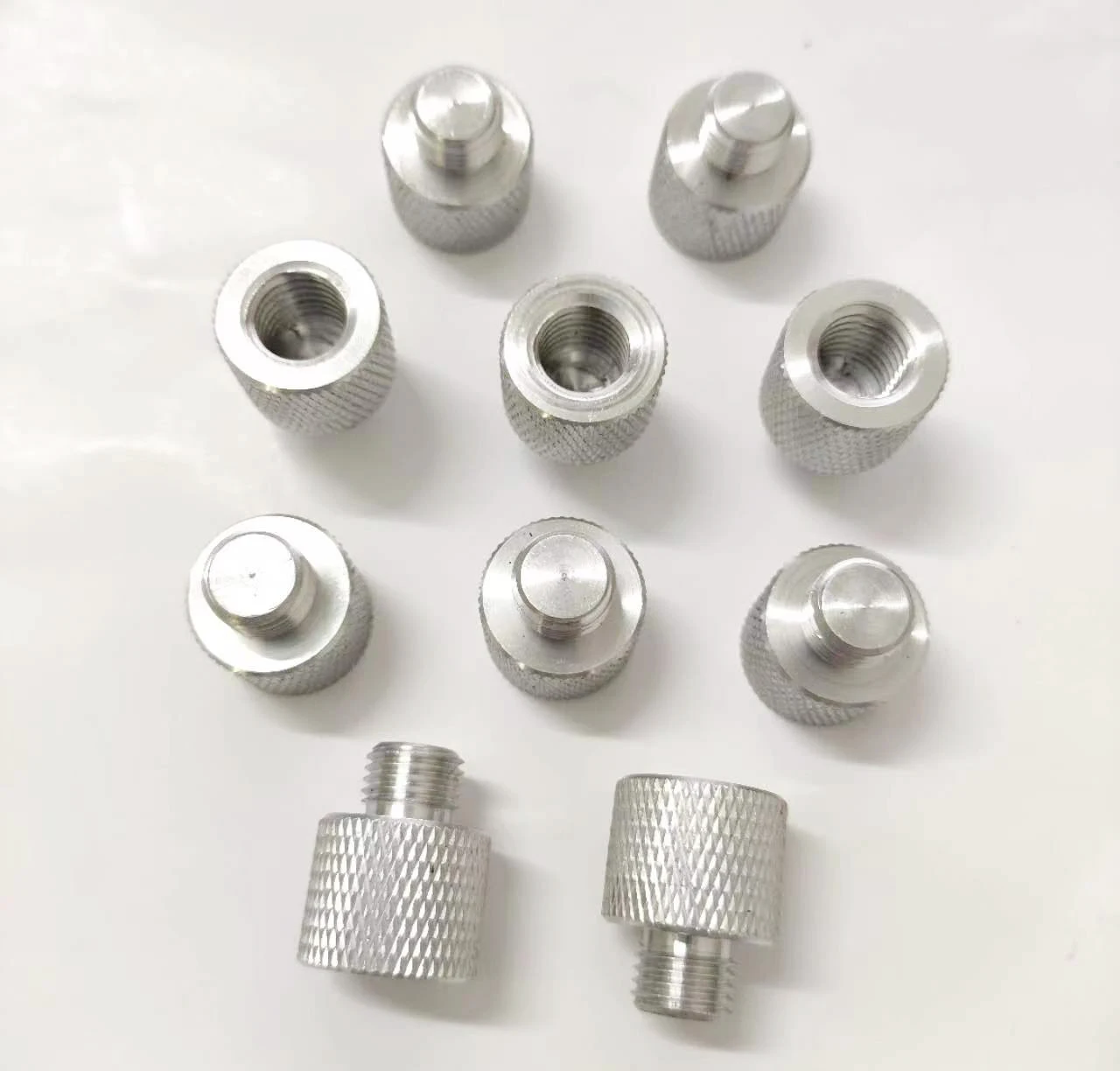 2PCS/10PCS 3/8 24 Male To M10*1.5 Female Screw Aluminium Alloy Mount Adapter Connector usb adapter converter