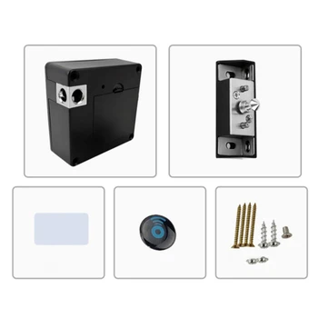 Electronic Drawer Lock Replacement Smart Intelligent Tongtong Lock APP+IC Induction Cabinet Locker for Wooden Door 6