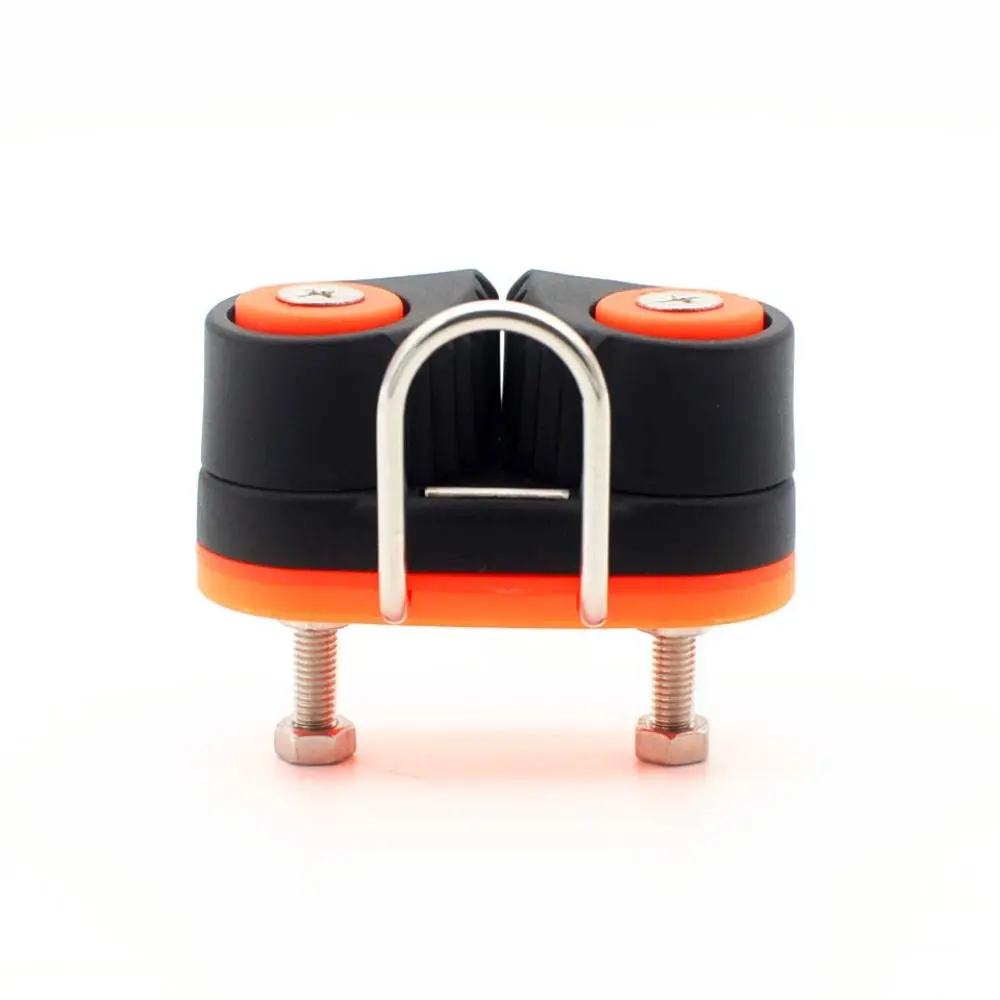 Practical Ball Bearings Nylon Rope Clamp Kayak Marine Hardware Fast Entry Cam Cleat with Leading Rings Boat Cleats