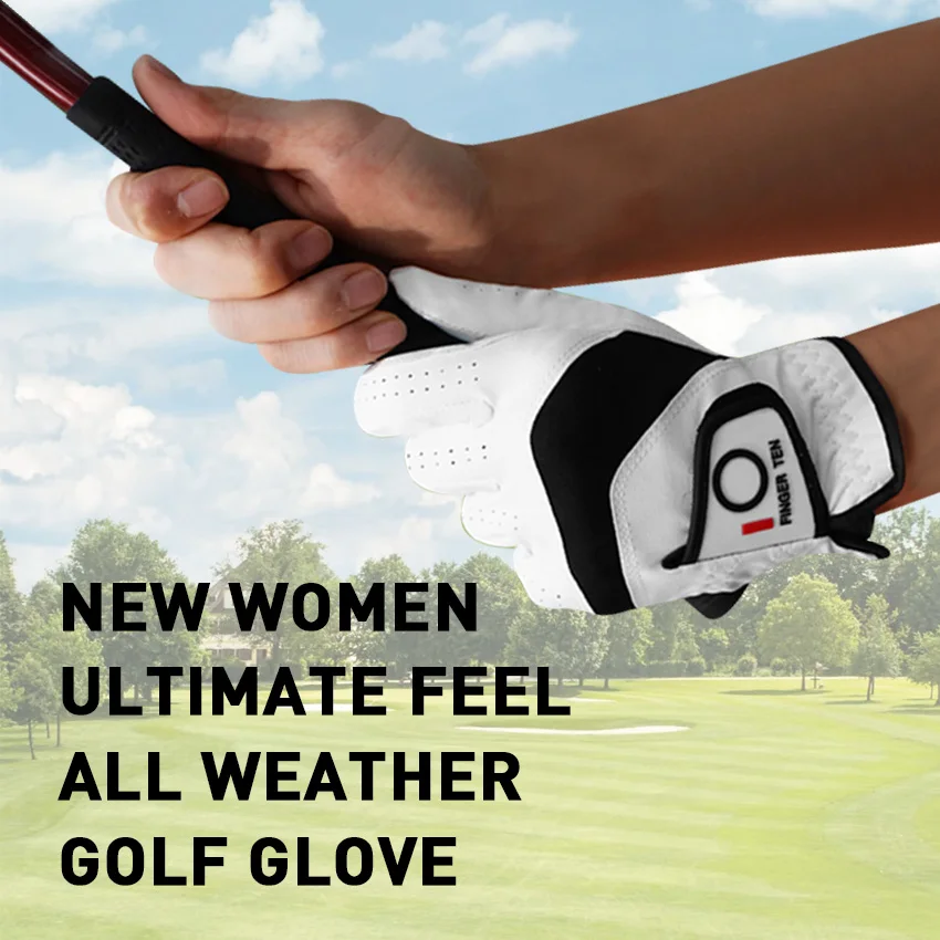 5 Pcs Golf Gloves Men Leather Palm Left Right Hand Rain Grip Wear Resistant Flexible Comfortable Drop Shipping 4