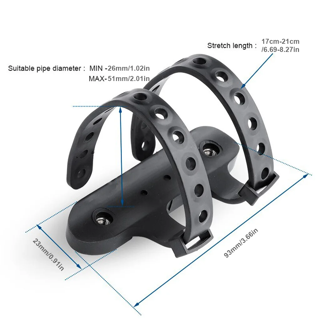 Bicycle Water Bottle Cage bicycle water bottle cage bicycle bottle holder water bottle holder Holder Mountain Bike Beverage Mounting Adapter Metal Adjustable Rack Cycling Accessories