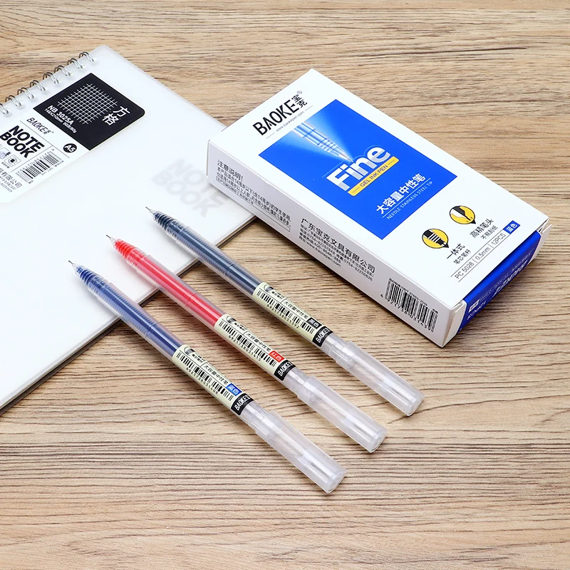 BAOKE PC5028 0.5mm Fine Tip Needle Gel Pen High-capacity Pen 2