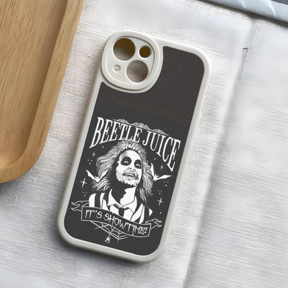 thumbnail image 1 of Movie B-Beetlejuice Phone Case For iPhone 15 16 14 11 12 13 lambskin silicone Pro Max Mini X XR XS 7 8 Plus cover, 1 of 5